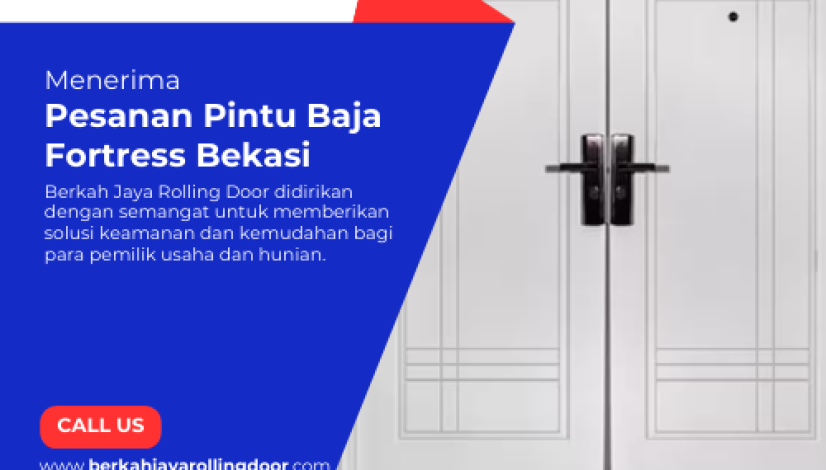 menerima pesanan pintu baja fortress bekasi