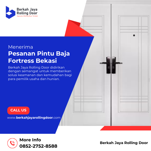 menerima pesanan pintu baja fortress bekasi