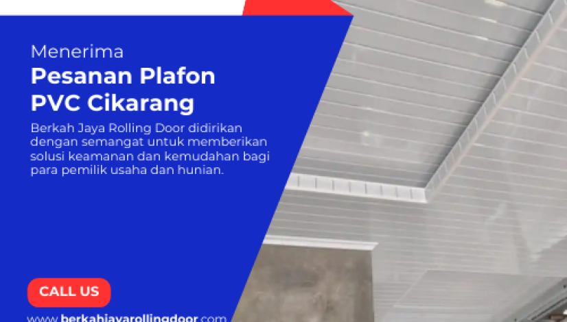 menerima pesanan plafon pvc cikarang