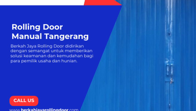 Rolling Door Manual Tangerang