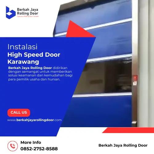 Instalasi HighSpeed Door Karawang