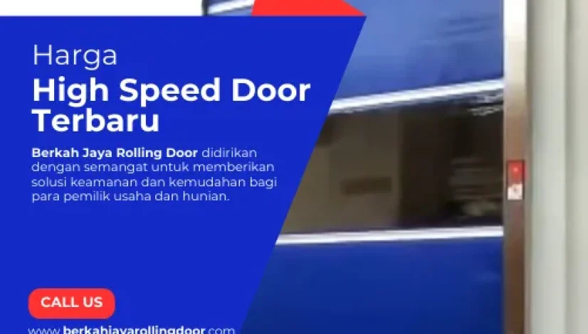 Harga High Speed Door Terbaru