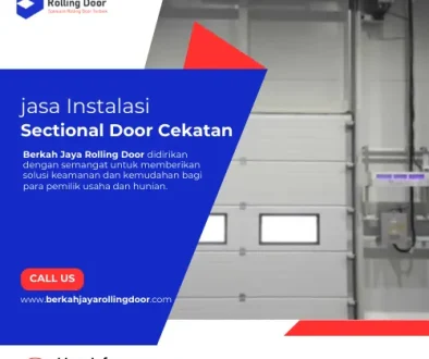 Jasa Instalasi Sectional Door Cekatan