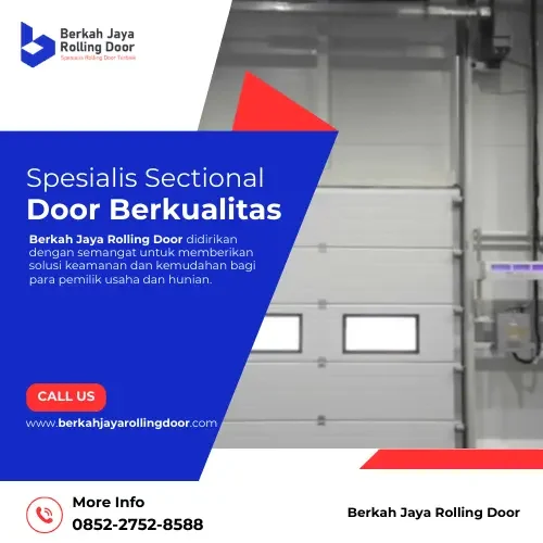 Spesialis Sectional Door Berkualitas